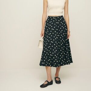 Reformation Maia Skirt - midi A line  - Size 4 NEW WITH TAGS